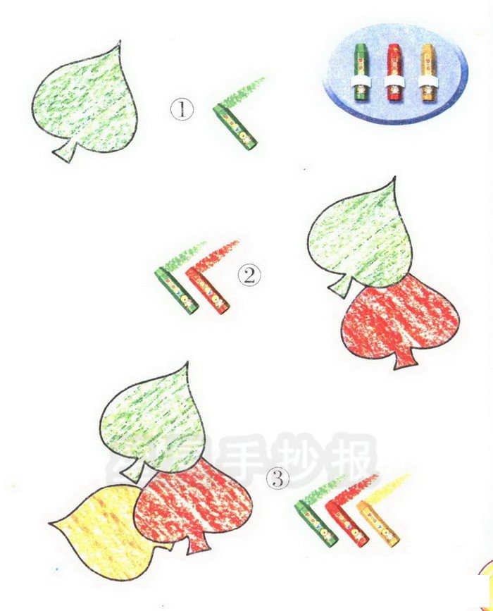叶子简笔画图片