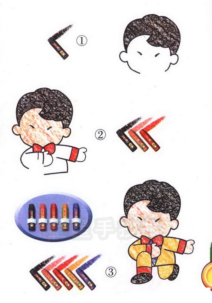 男生简笔画图片