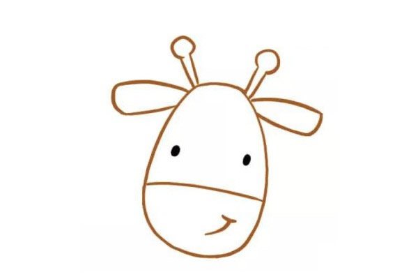 长颈鹿简笔画