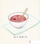 简单的儿童简笔画图片，腊八粥