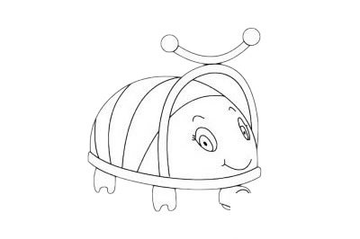 扭扭车简笔画图片大全作品四