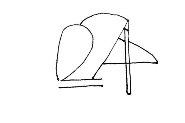 用数字画鸽子简笔画