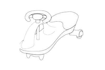 扭扭车简笔画图片大全作品一