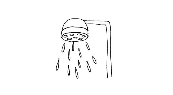 淋浴头简笔画