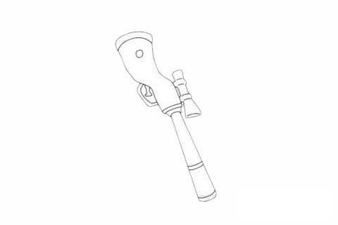 水枪玩具简笔画图片大全作品一