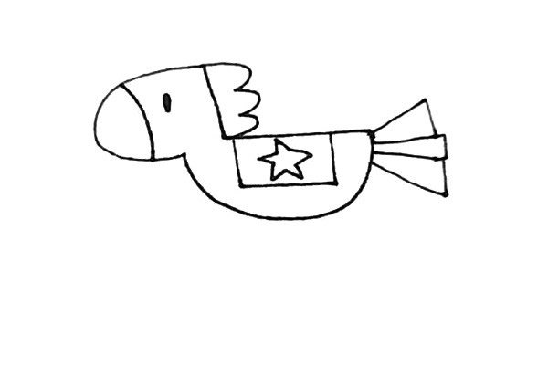 木马玩具简笔画