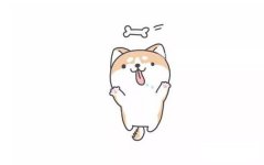 可爱的秋田犬简笔画步骤图解教程