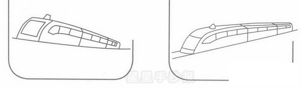 磁悬浮列车简笔画