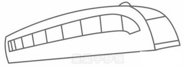 磁悬浮列车简笔画