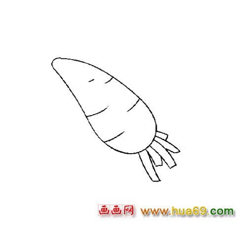 蔬菜简笔画│萝卜6