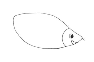 龙鱼简笔画图片