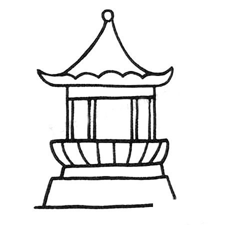 亭子简笔画