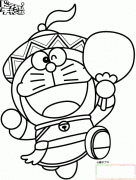 可爱的叮当猫简笔画