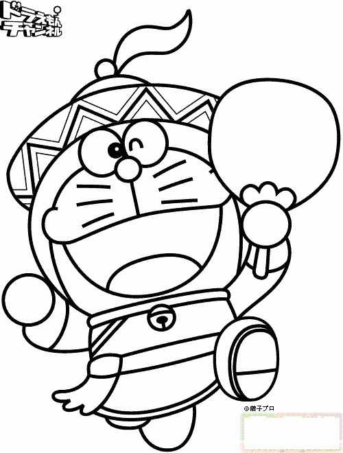 可爱的叮当猫简笔画