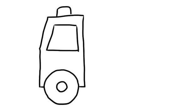 消防车简笔画