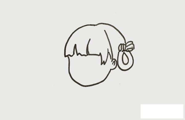 古代女子简笔画步骤图解 全身,简单又好看