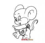 穿着布兜的小老鼠1