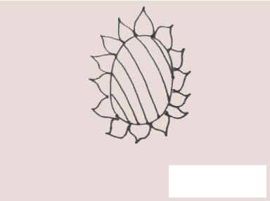 向日葵简笔画