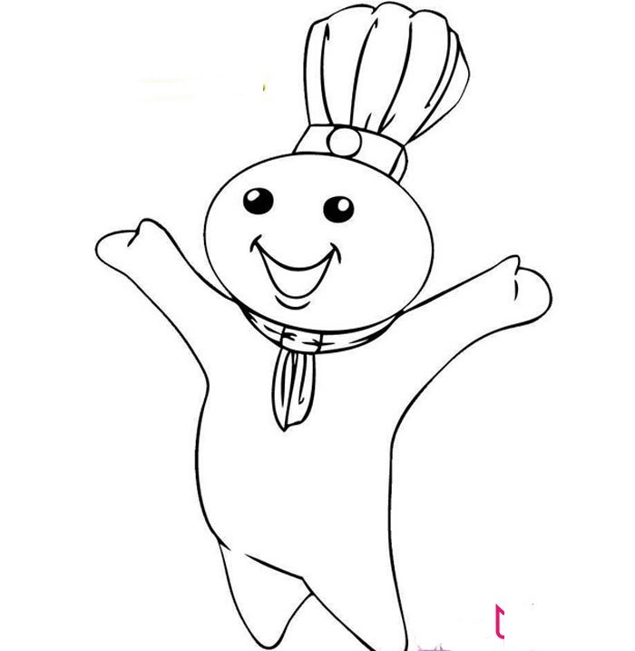 简单的儿童简笔画,可爱的晴天娃娃简笔画