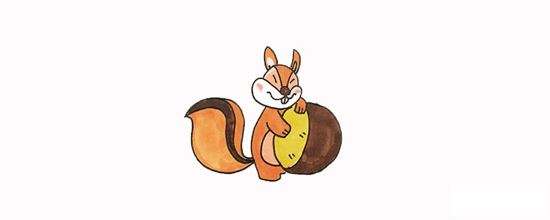 小松鼠怎么画