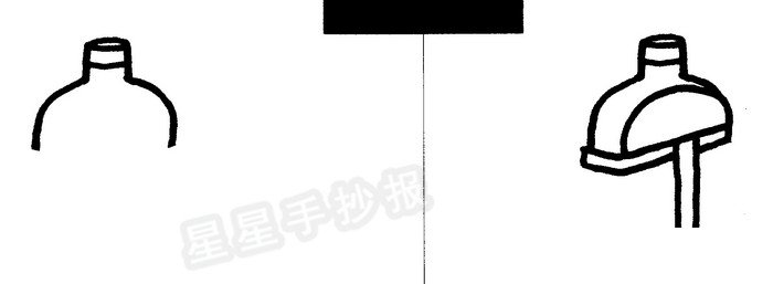 军用水壶简笔画