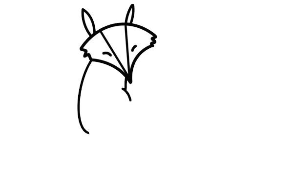 狡猾的狐狸简笔画画法步骤图片