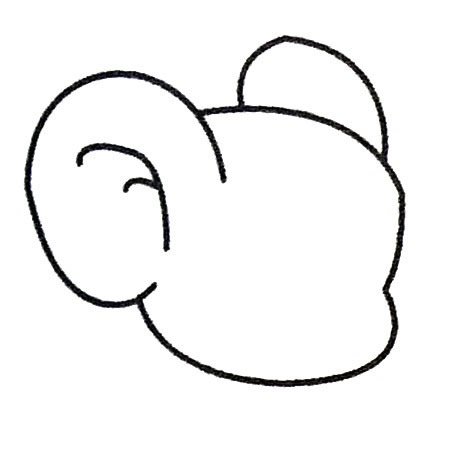 幼儿老鼠简笔画图片