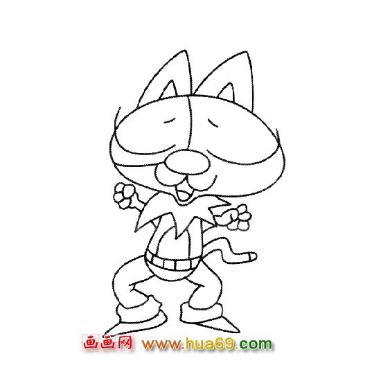 简笔画│卡通小猫1