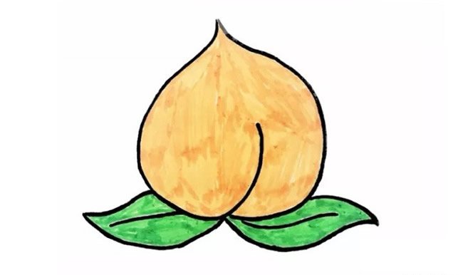桃子简笔画