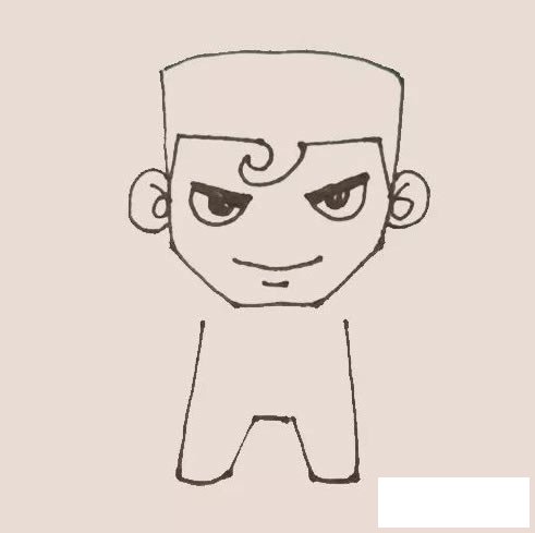超人简笔画
