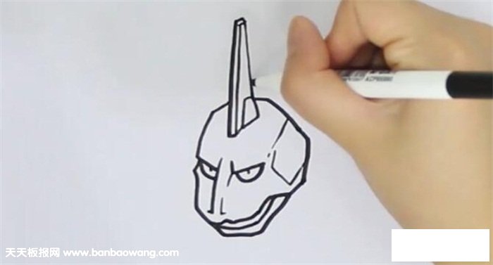 大岩蛇简笔画