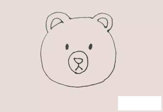 小棕熊简笔画