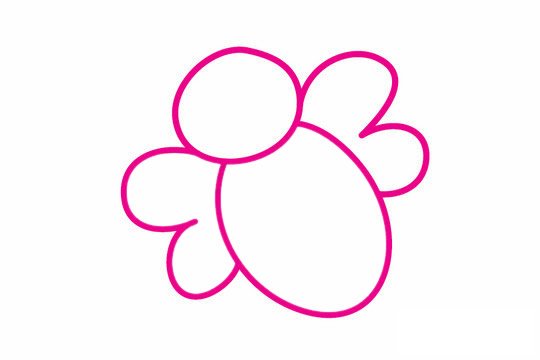 蜜蜂简笔画图片