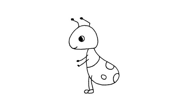 蚂蚁简笔画