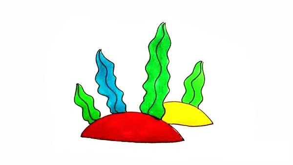 海草简笔画
