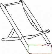 方便的睡椅简笔画