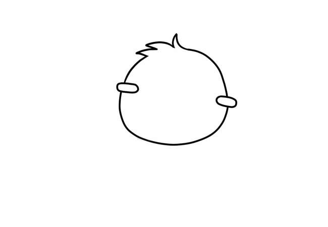 活波可爱的小狗简笔画