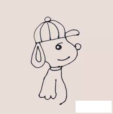 史努比简笔画
