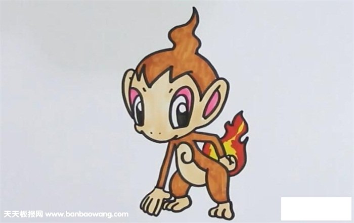 小火猴简笔画