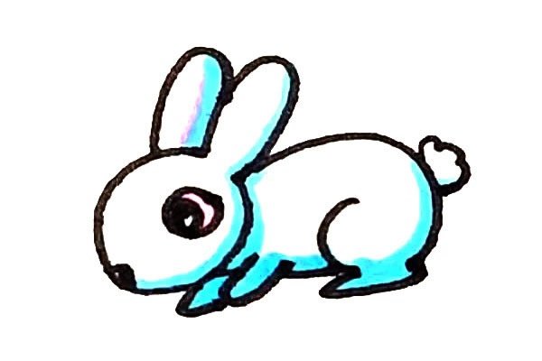 小兔子简笔画