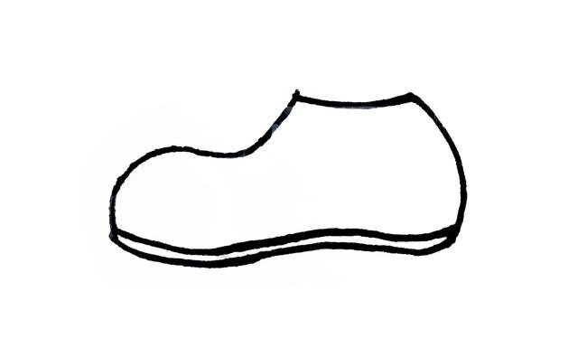大头鞋简笔画