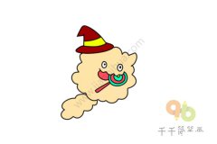 云朵小怪简笔画