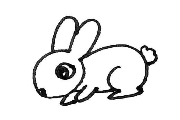 小兔子简笔画