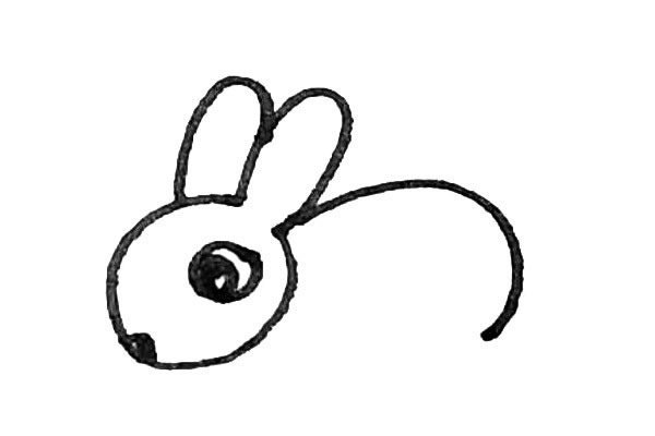 小兔子简笔画