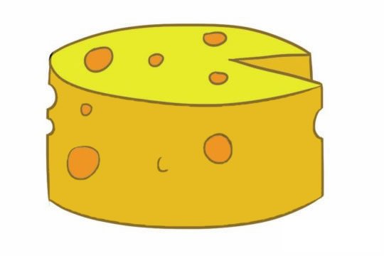 奶酪简笔画图片