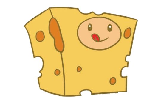 奶酪简笔画图片