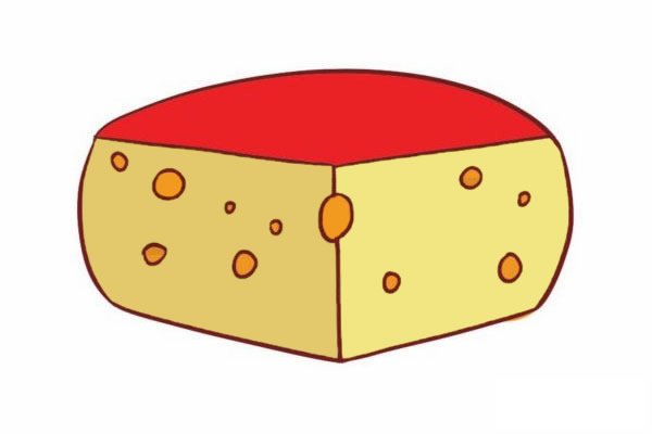 奶酪简笔画图片