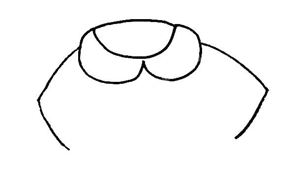 学画服简笔画
