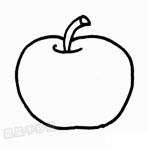 大苹果简笔画