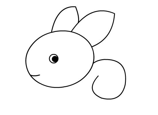 小兔子简笔画步骤